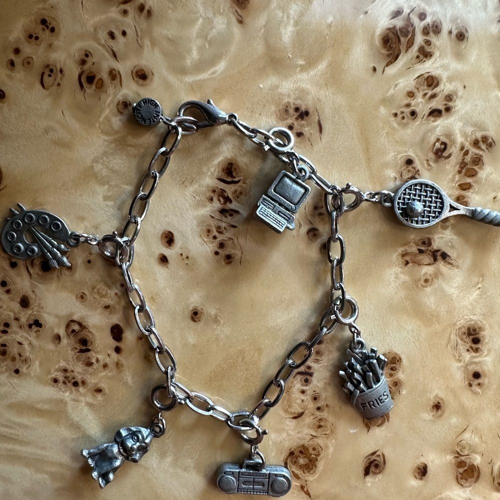 Vintage Charm Bracelet  ‘Intencity’ Hobby Theme